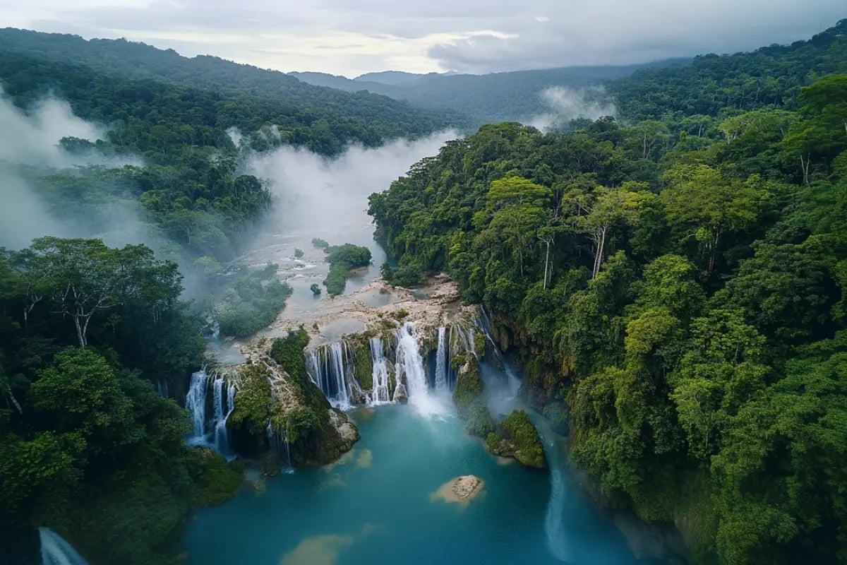 Mexico to Relaunch ETS with Unlimited Offsets and New Carbon Registry_Aerial view of Lacandon Jungle, Chiapas, Mexico_visual 1